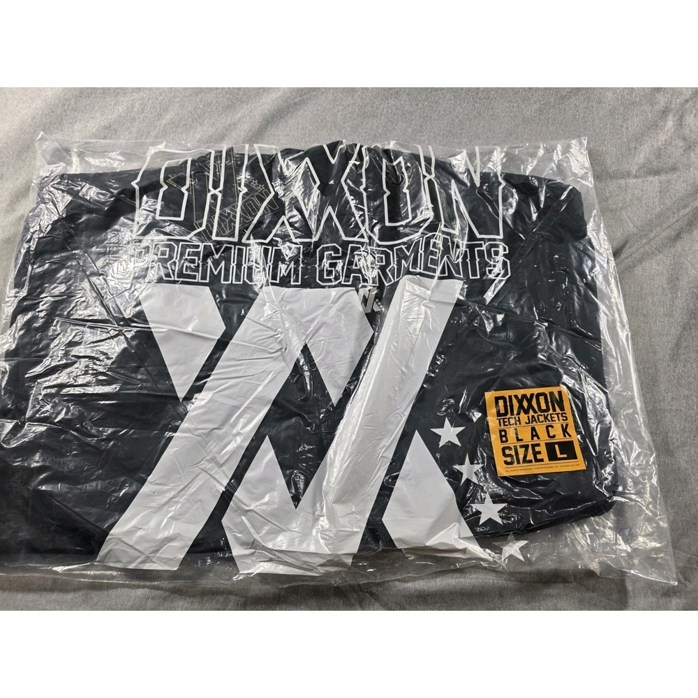 NEW DIXXON Ground Up Hooded Tech Jacket Vented Water Repellant Large Black - Picture 2 of 9